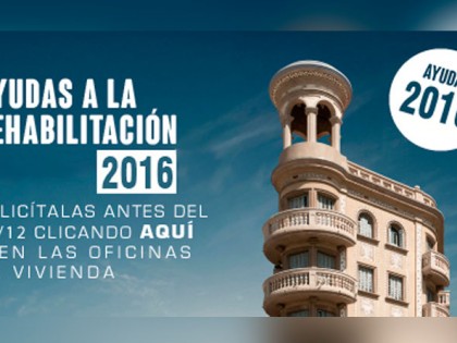 Se abre el plazo para las ayudas para la rehabilitación de viviendas y edificios 2016